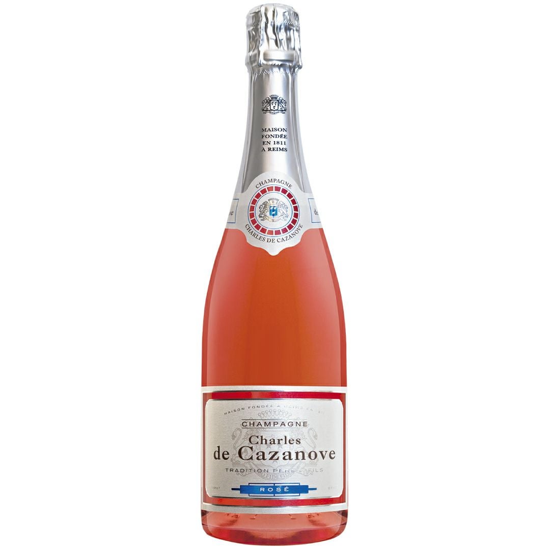 シャルル・ド・カザノーヴ・ブリュット・ロゼ」シャルル・ド