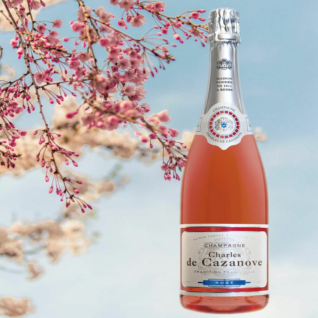 シャルル・ド・カザノーヴ・ブリュット・ロゼ」シャルル・ド