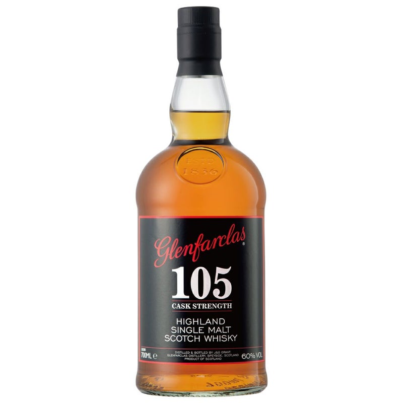 驚くほどパワフルな味わい、驚くほどスムーズな喉越し。グレンファークラスが持つ味わいの全ての要素が、この１本に凝縮されているウイスキー。グレンファークラス105　700ml